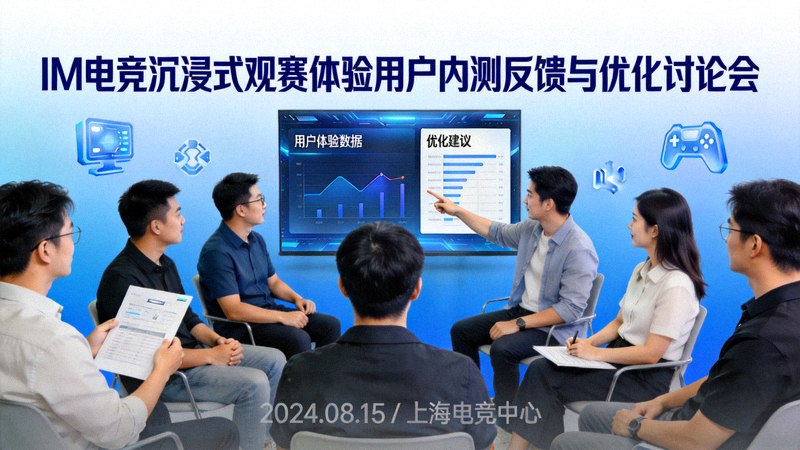 IM电竞沉浸式观赛体验用户内测反馈与优化讨论会