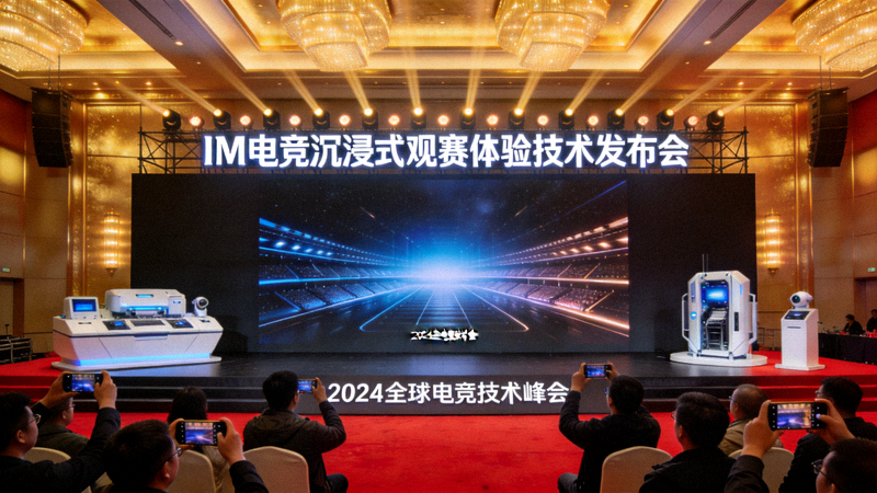 IM电竞沉浸式观赛体验技术发布会现场盛况