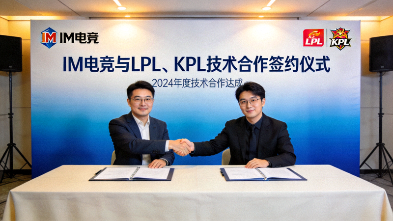 IM电竞与LPL、KPL等顶级联赛达成技术合作签约仪式